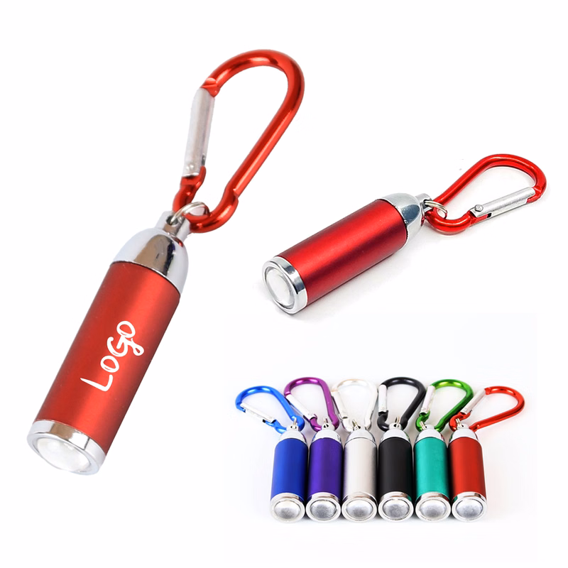 Mini LED Flashlight with Carabiner