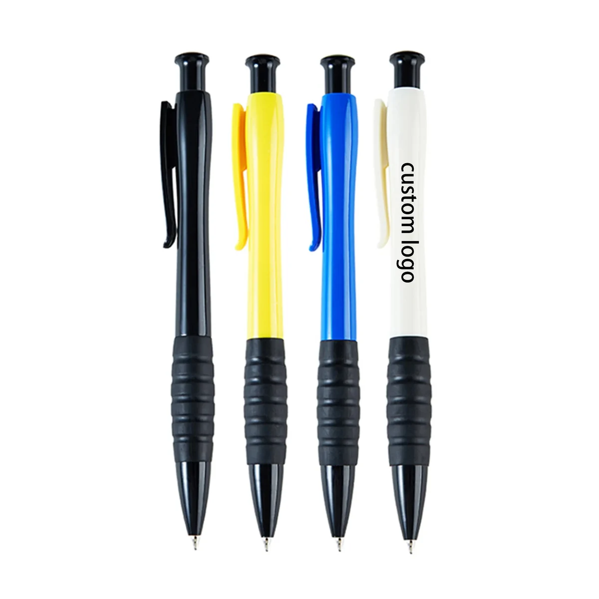 Custom Ball Pen With Grip Section 1