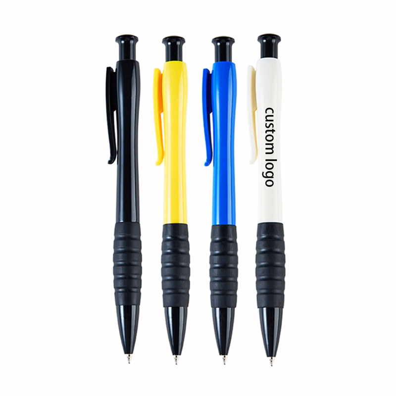Custom Ball Pen With Grip Section