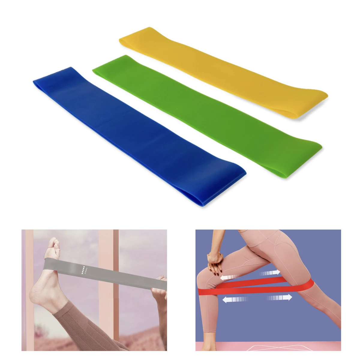 MOQ 50 PCS Portable Yoga Resistance Band 1