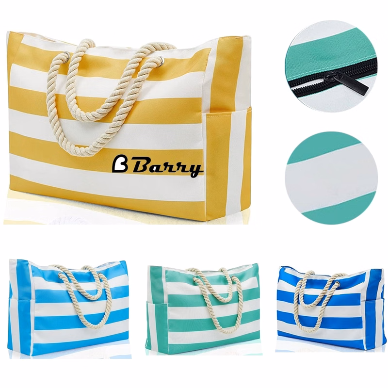 Cotton Portable Beach Bag