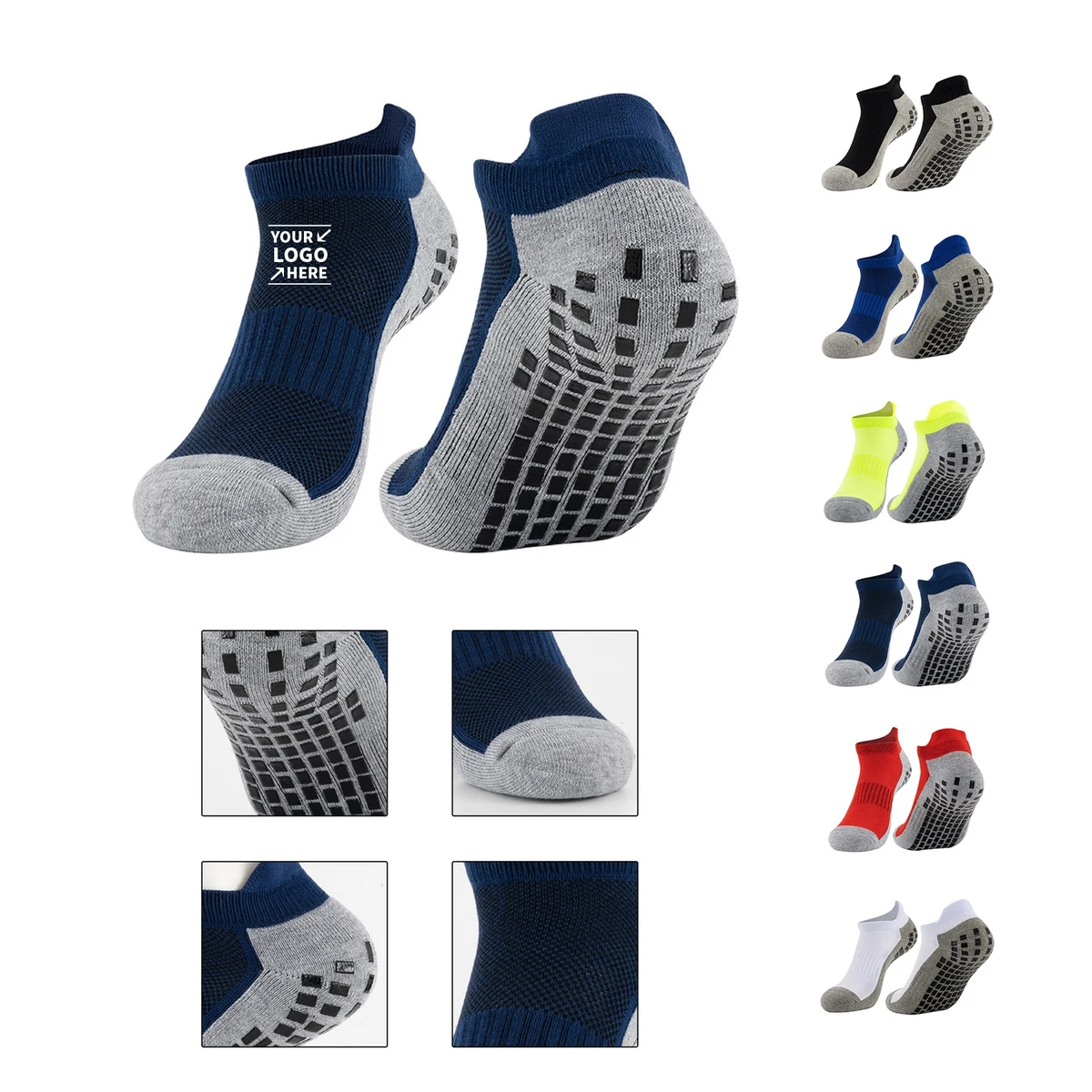 Hospital Anti-Skid Socks with Grips 1
