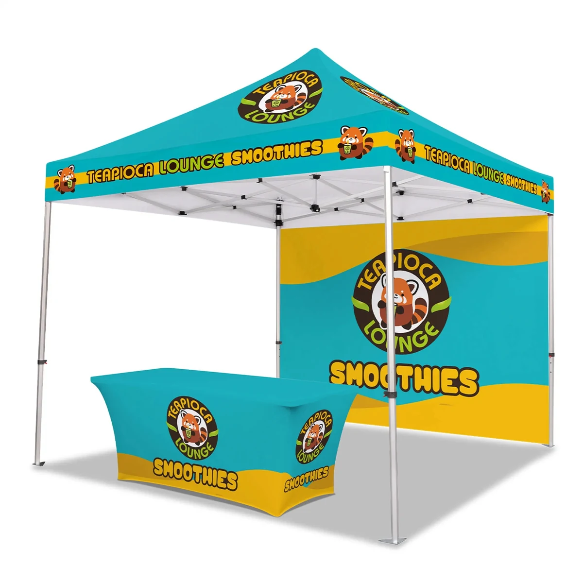 10ft x 10ft Custom Canopy Tent - Event Silver Package 1