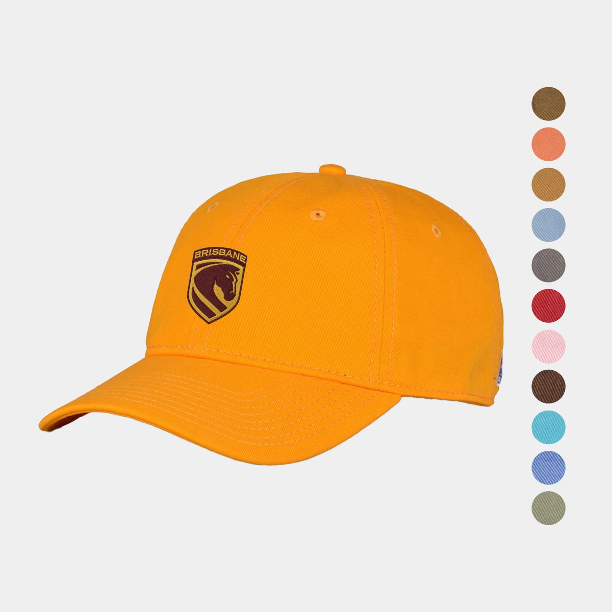Relaxed Garment-Washed Twill Cap with Slide Buckle 1