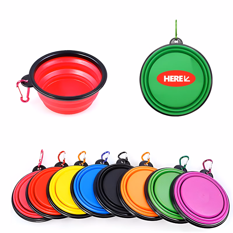 Portable Silicone Pet Folding Bowl
