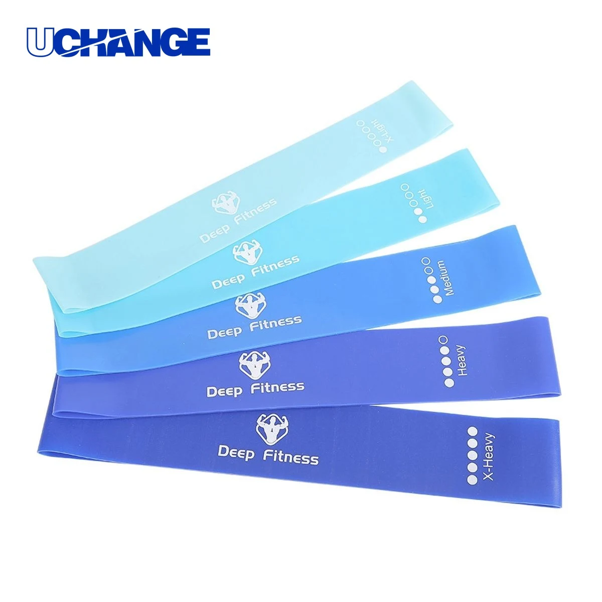 Fitness 5-Level TPE Resistance Bands Yoga Set 1