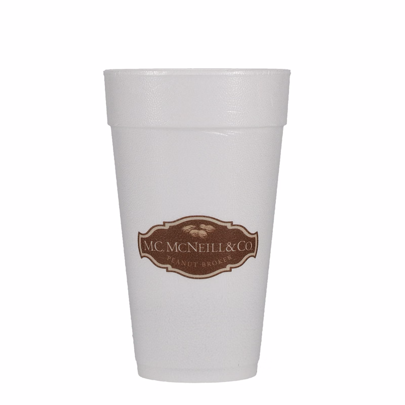 20 oz Foam Cup White Hi-Speed