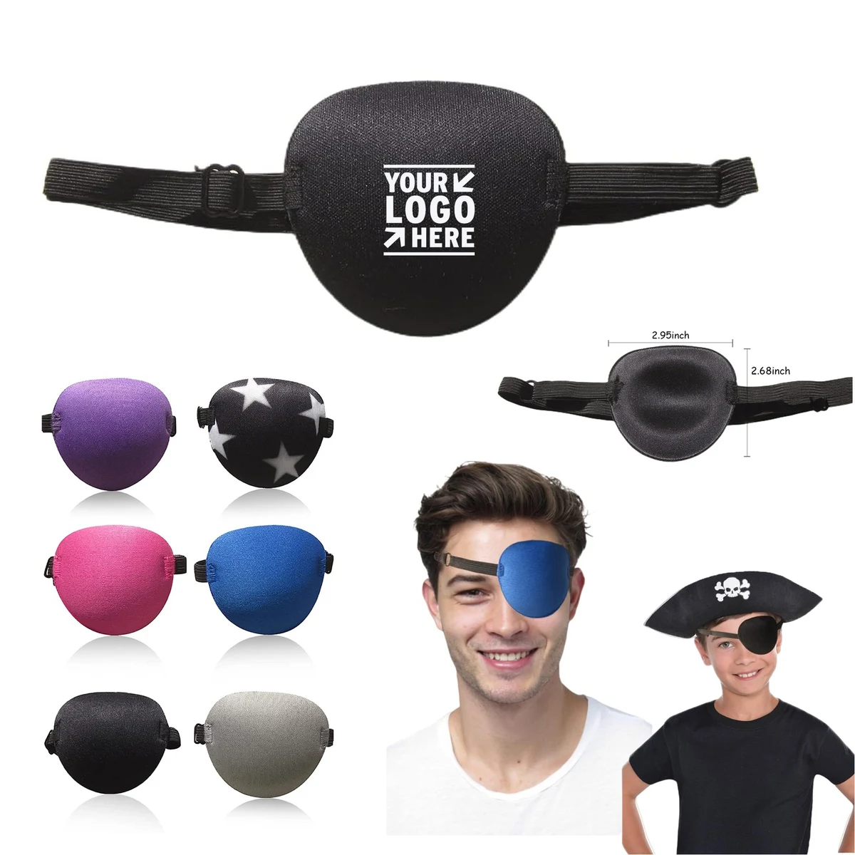 Adults Kids Medical Adjustable Soft Eyepatch Amblyopia Lazy Eye Patch 1