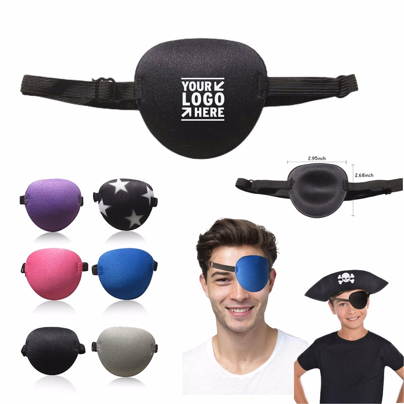 Adults Kids Medical Adjustable Soft Eyepatch Amblyopia Lazy Eye Patch