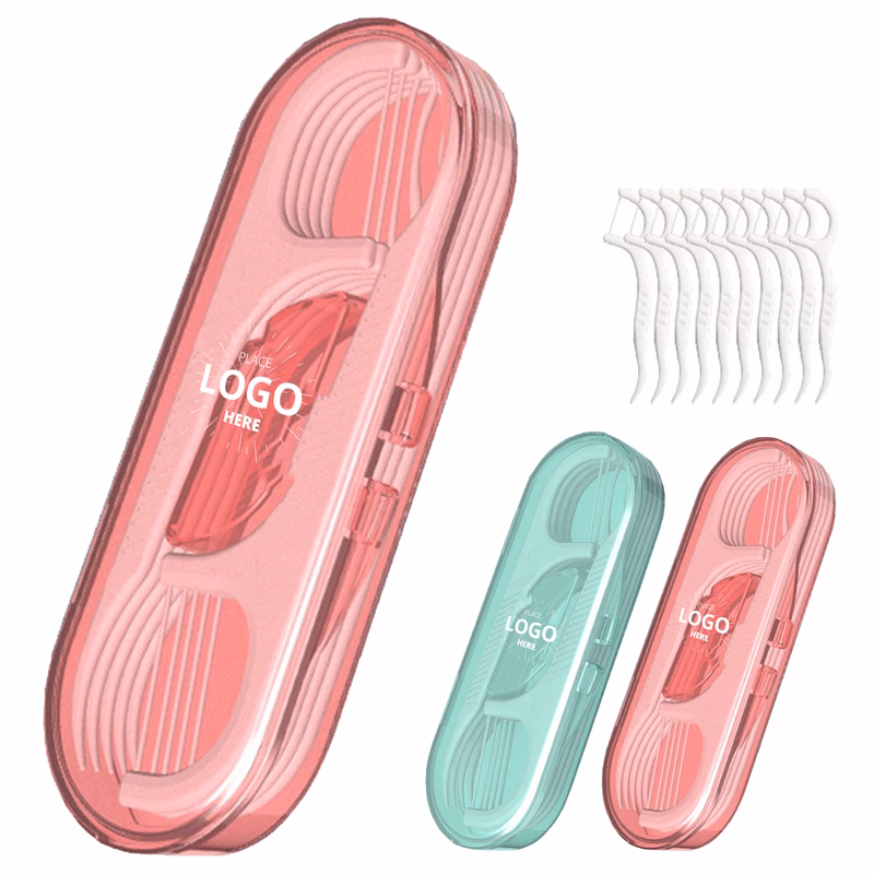 Dental Floss Picks With Storage Case
