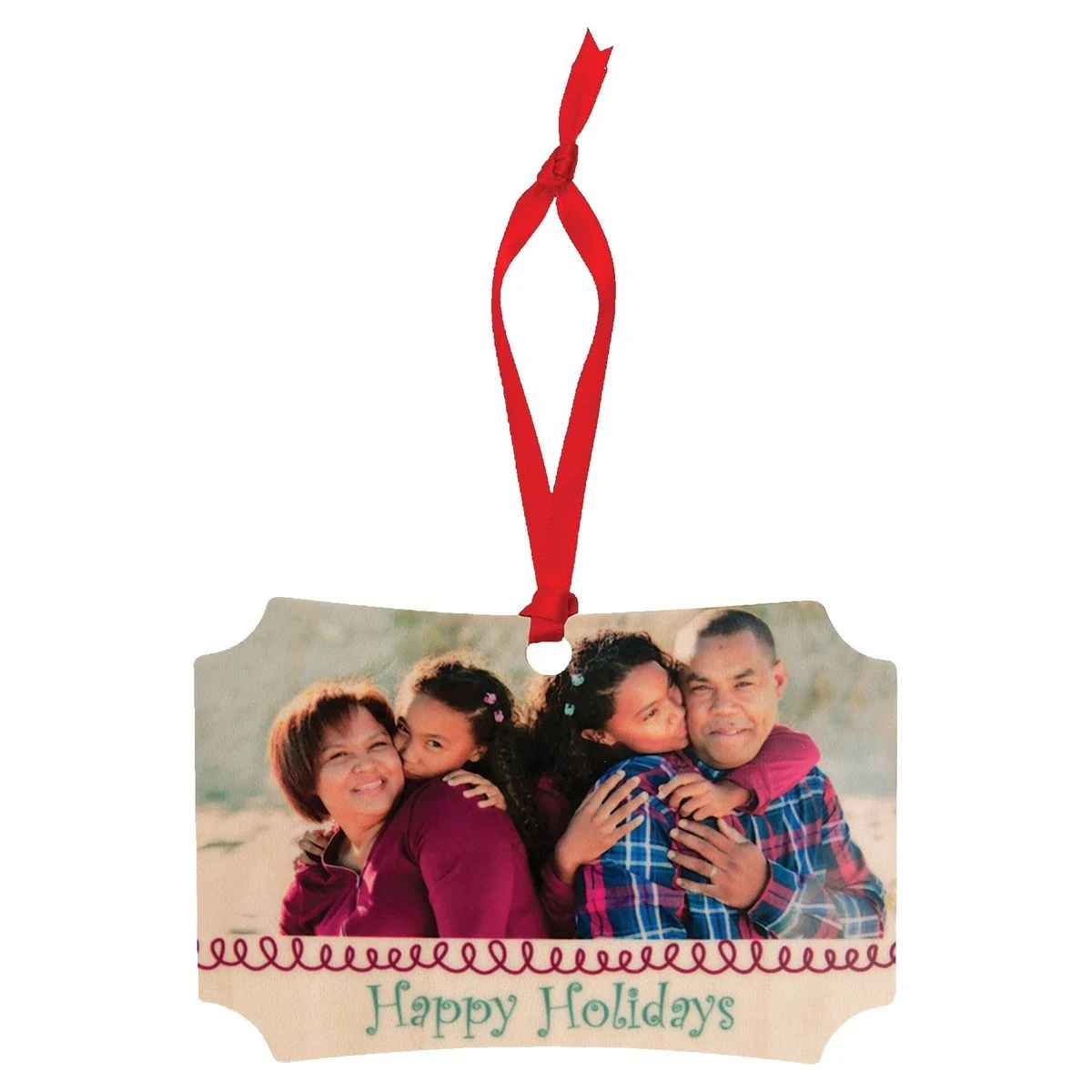 4" x 2.75" Berlin Matte Maple Unisub Sublimatable Ornament 1