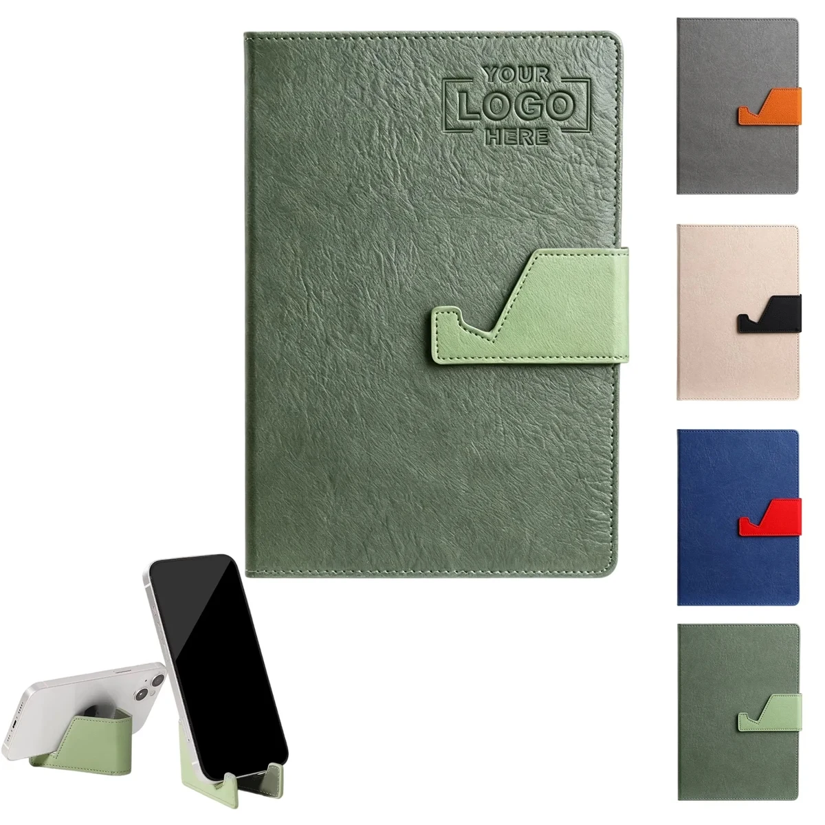 A5 Mobile Phone Holder Buckle Notebook 1