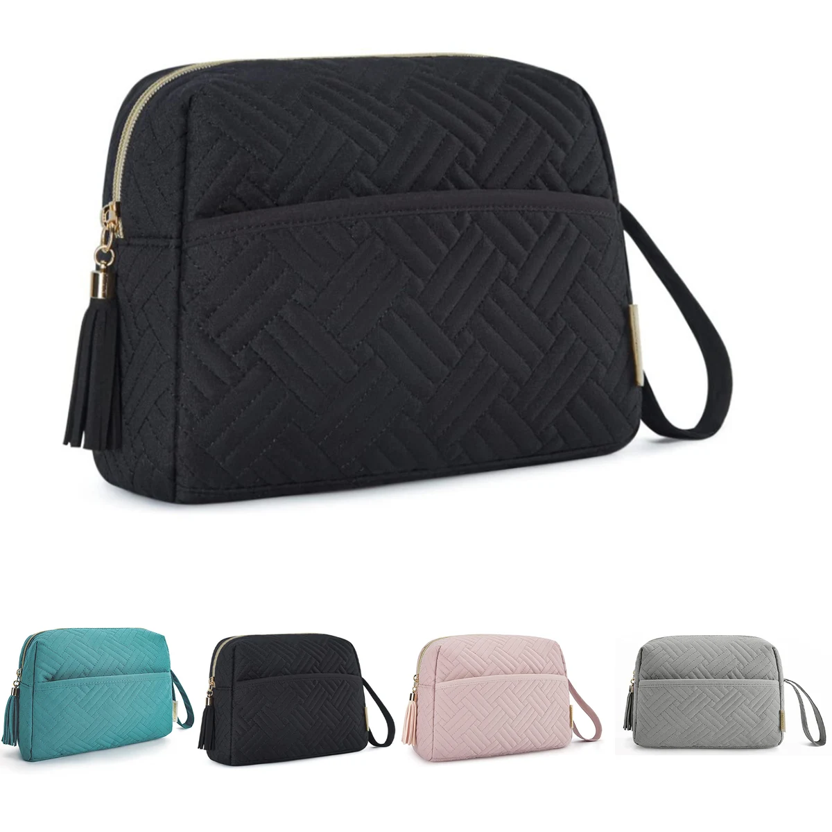 Elegant Roomy Makeup Bag 1