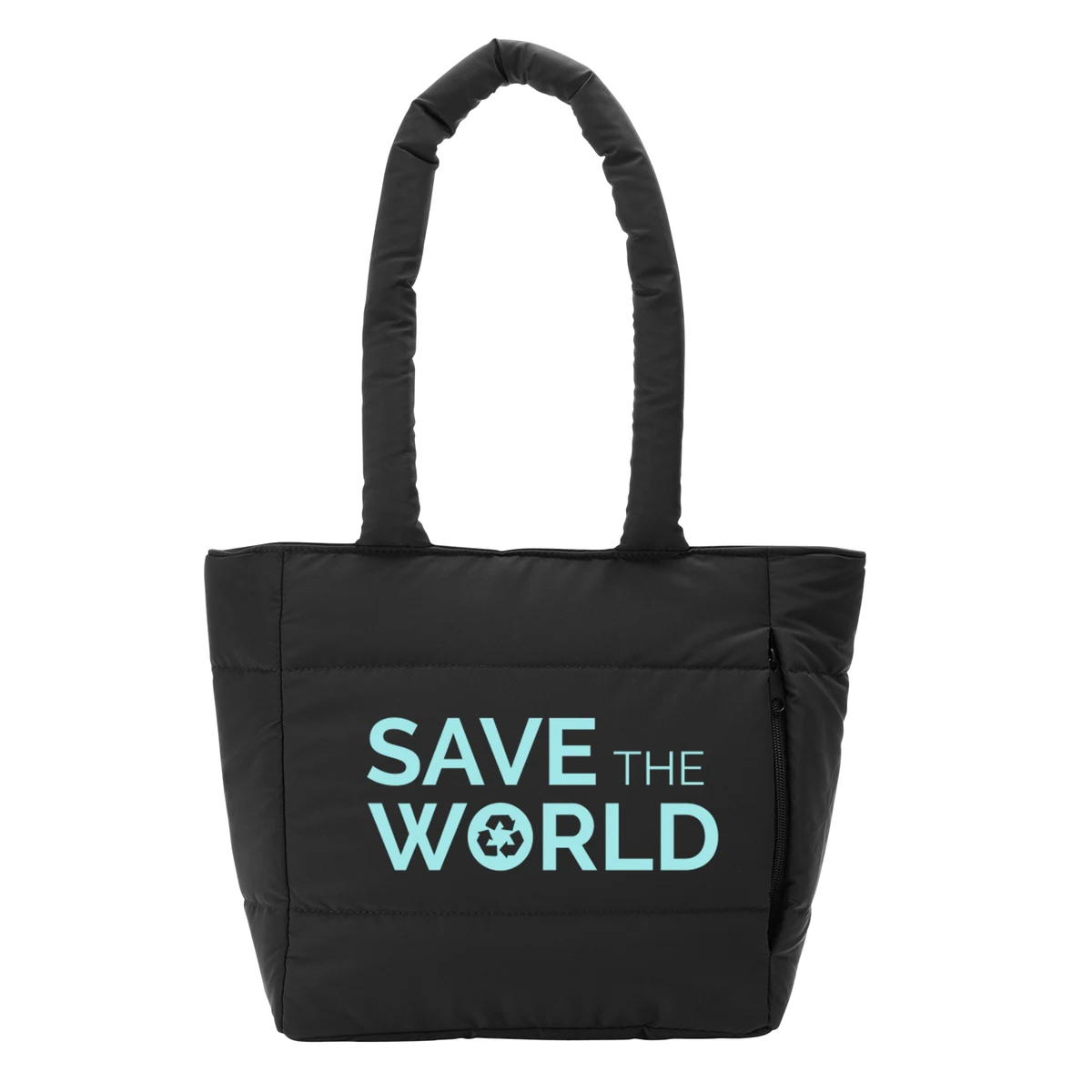 Eco Friendly Quilted Lunch Cooler Tote Bag 1