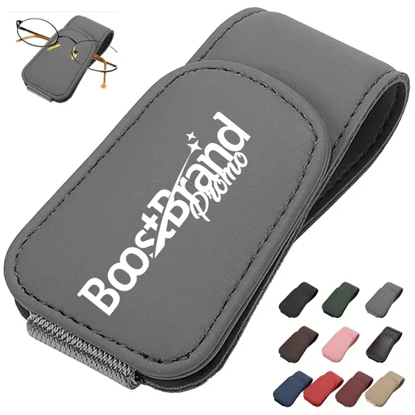 Custom Car Visor Eyewear Clip Holder with Scratch-Proof Lining — Auto Gift 1