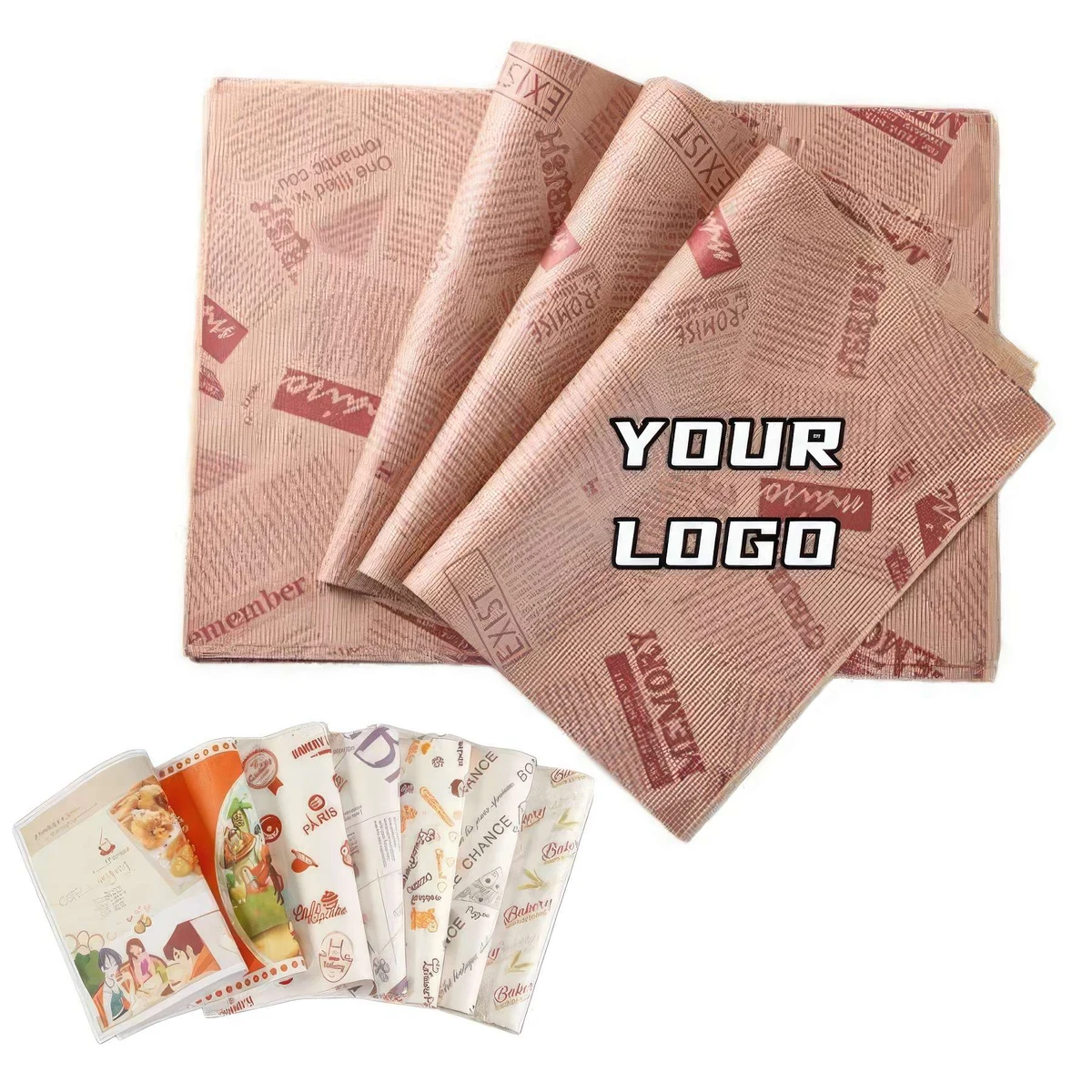 Grease Resistant Burger Wrap Paper 1