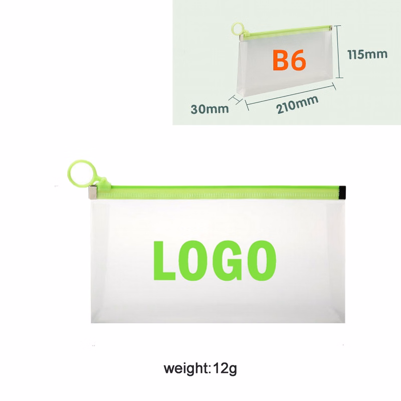Water-Resistant Zip Bag, Pencil Pouch