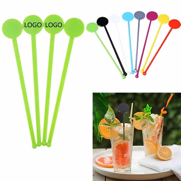 Plastic Stirring Sticks with Round Head