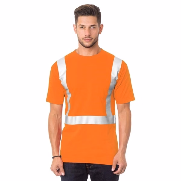 Hi-Vis 100% Cotton Pocket Crew Tee