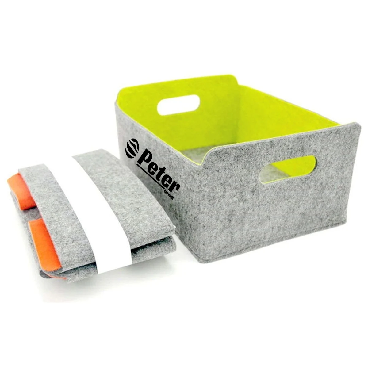 Felt Foldable Cube Bin 1
