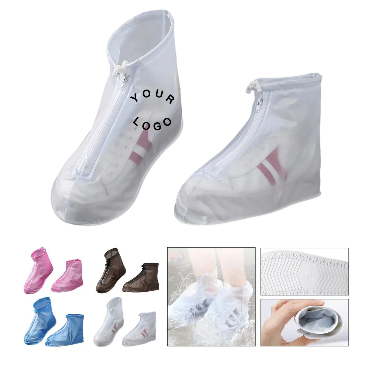 Durable PVC Shoe Protector for Rain and Mud 1