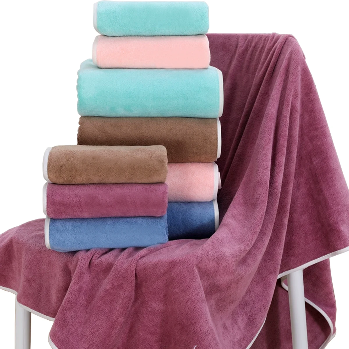 27 x 55 inch Fiber Pool Towel 1