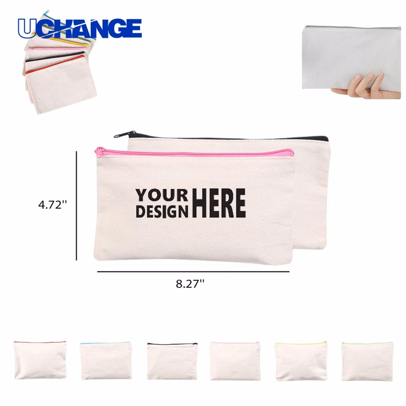 Multipurpose Canvas Pen and Makeup Case