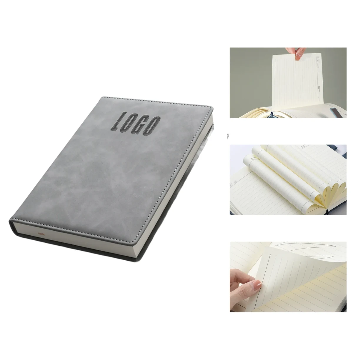 MOQ 50 PCS Imitation eather Notebook 1