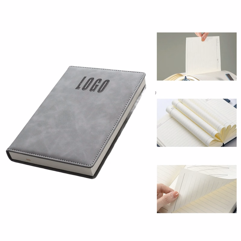MOQ 50 PCS Imitation eather Notebook