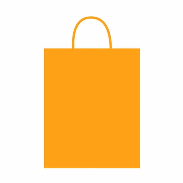 Medium Gift Bags - Yellow 8" x 10" x 4"