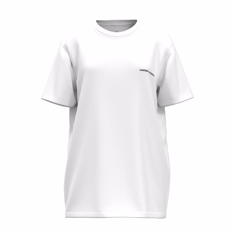 UA BF Oversized Branded Girls' Short Sleeve