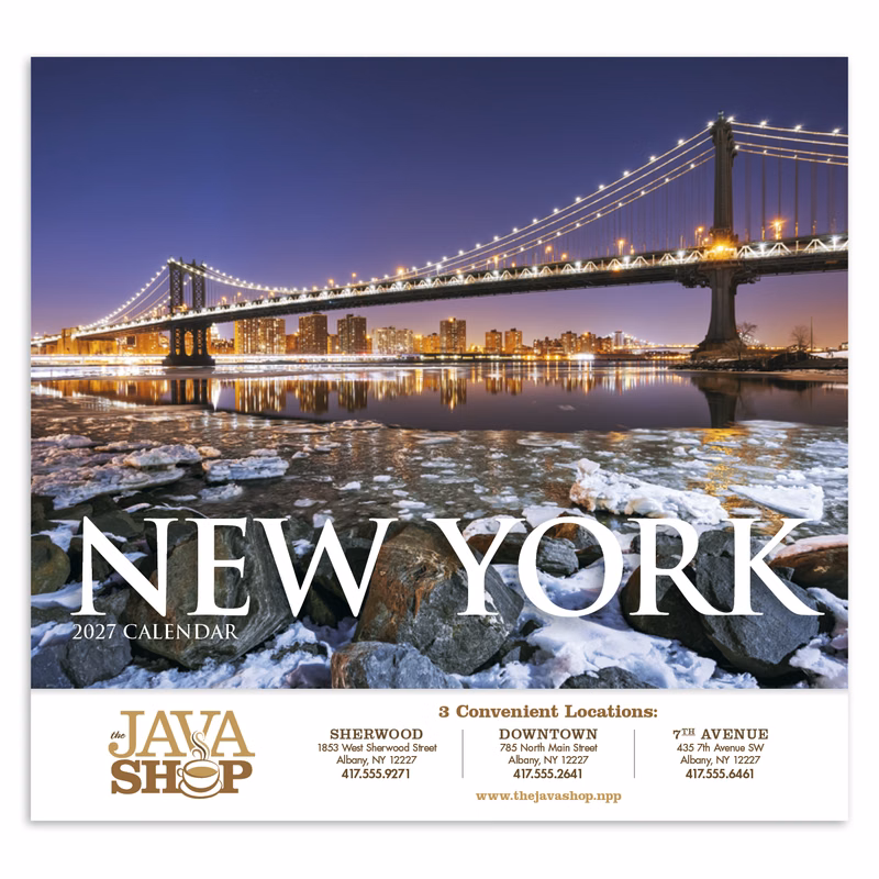 HotLine® Products New York Appointment Calendar - Stapled