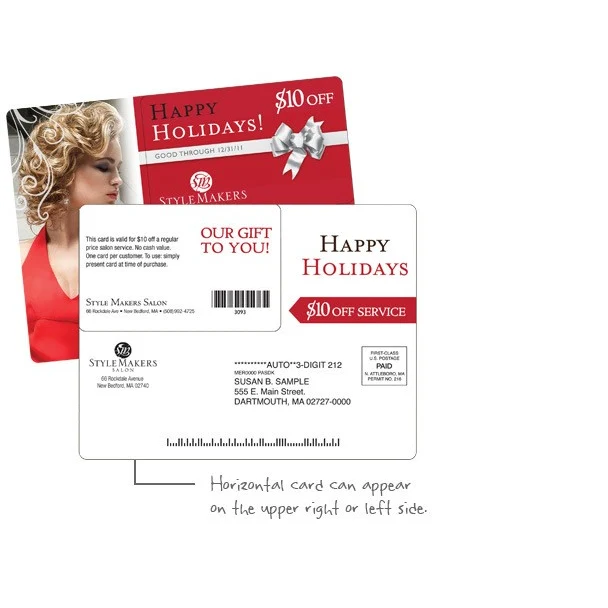 Postcard with Perforated Card, Large (5.625" x 4.25") 1