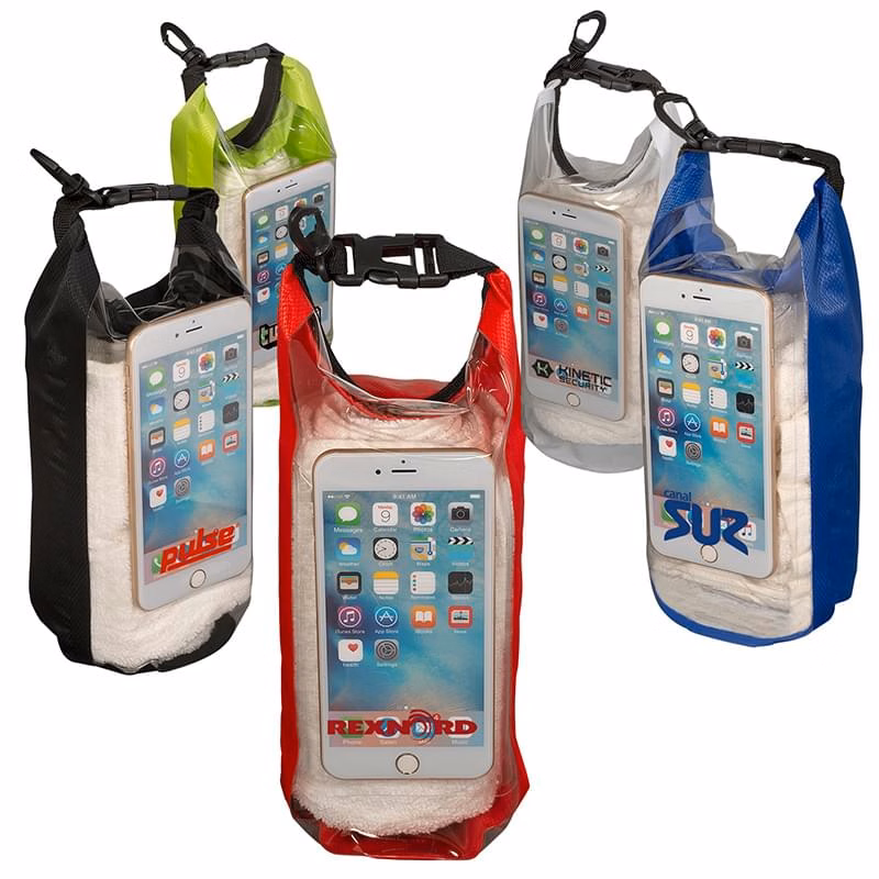 2L Custom Dry Bag with Mobile Pocket