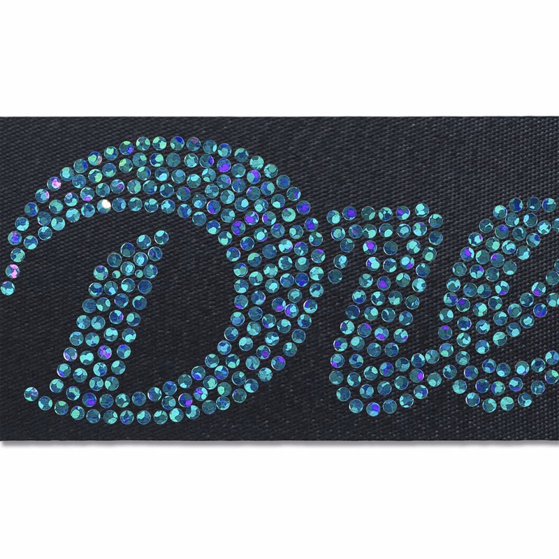 2" Badge Satin Ribbon - 25 YD Roll- Sparkle