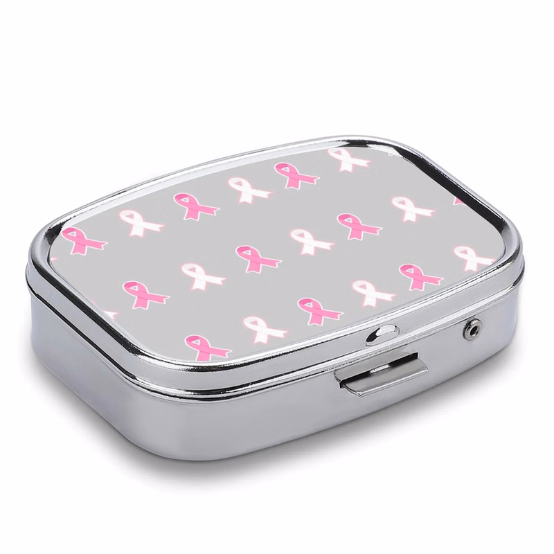 Slim Metal Travel Pill Case