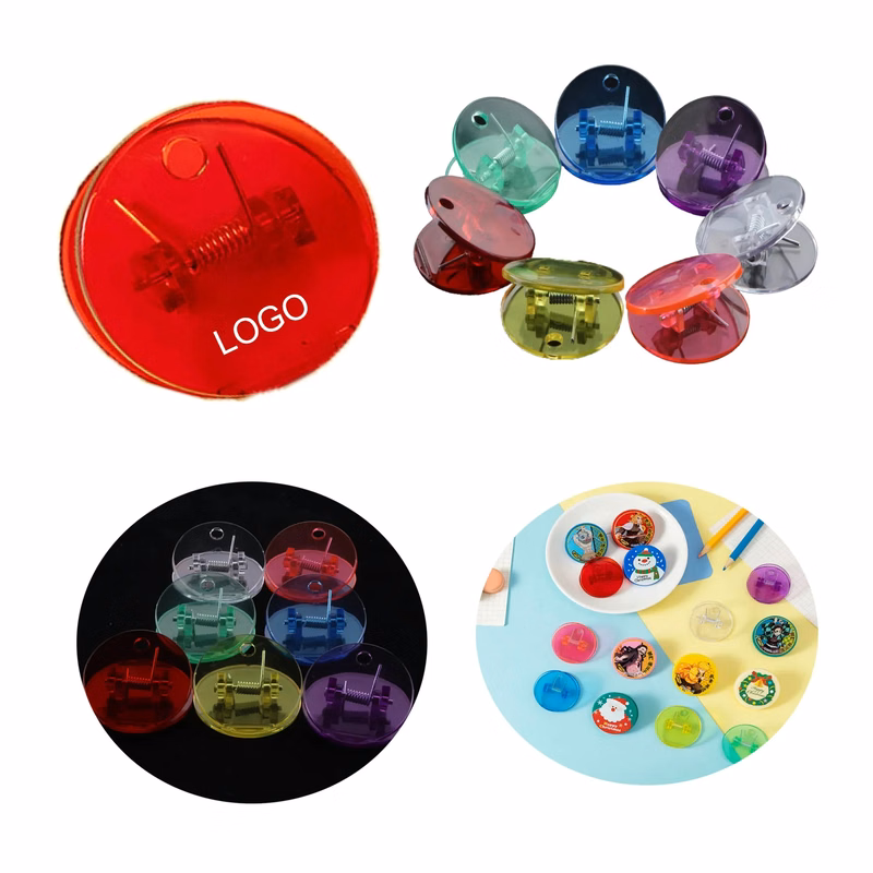 Round Acrylic Clip