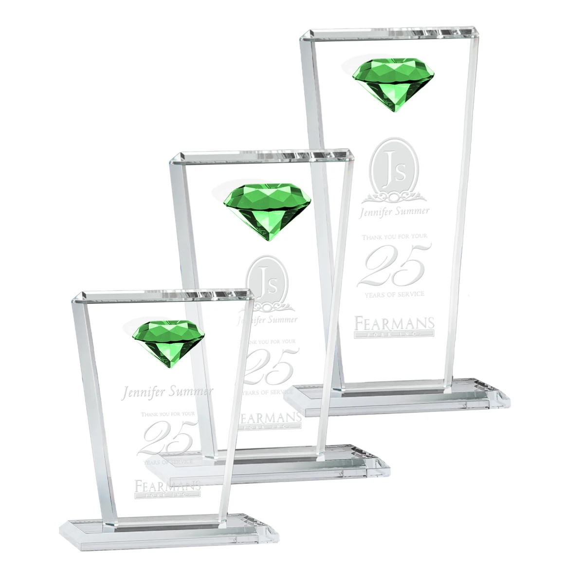 Regina Gemstone Award - Emerald 1