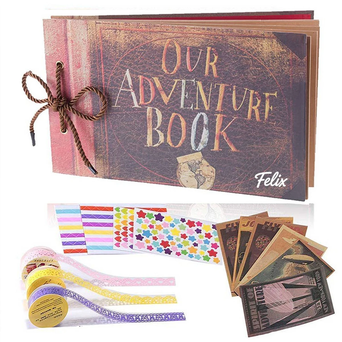Vintage DIY Scrapbook Photo Album 1