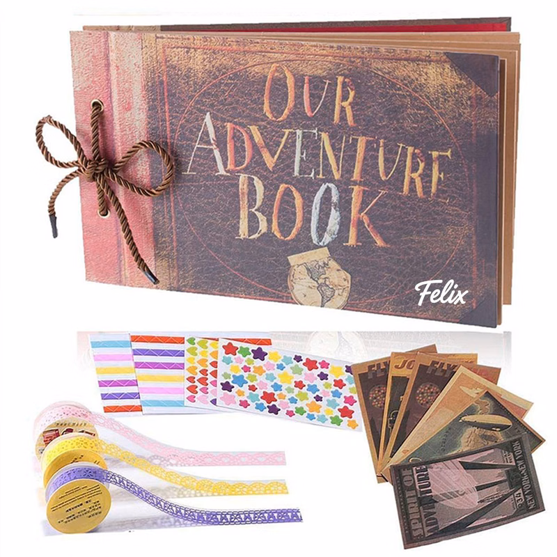 Vintage DIY Scrapbook Photo Album
