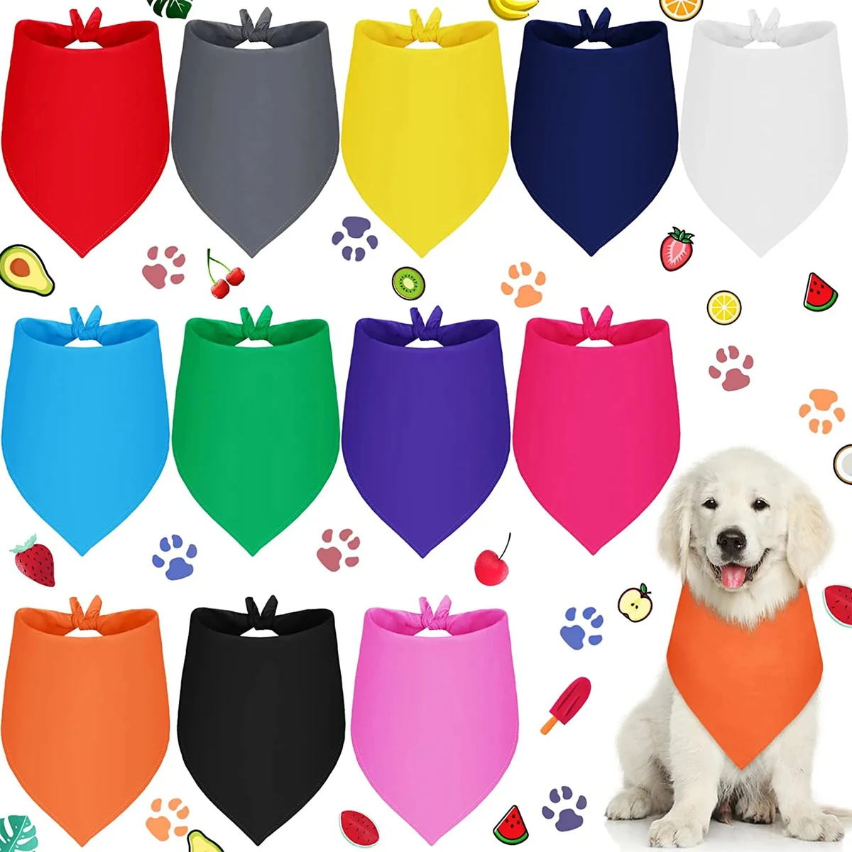 Full Color Pet Bandanas 1
