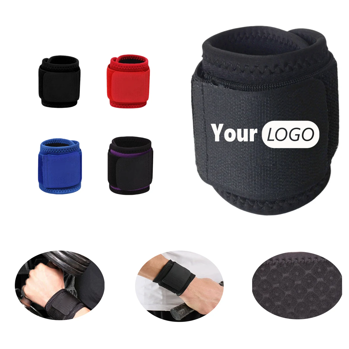4.7 Inch Sweat-Absorbing Sports Wristband 1