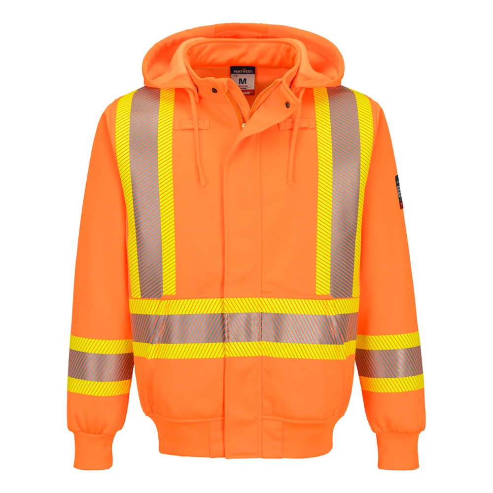 PORTWEST® Class 1 Bizflame Knit 4" X Back FR Hoodie w/ UPF 40+ Protection 1