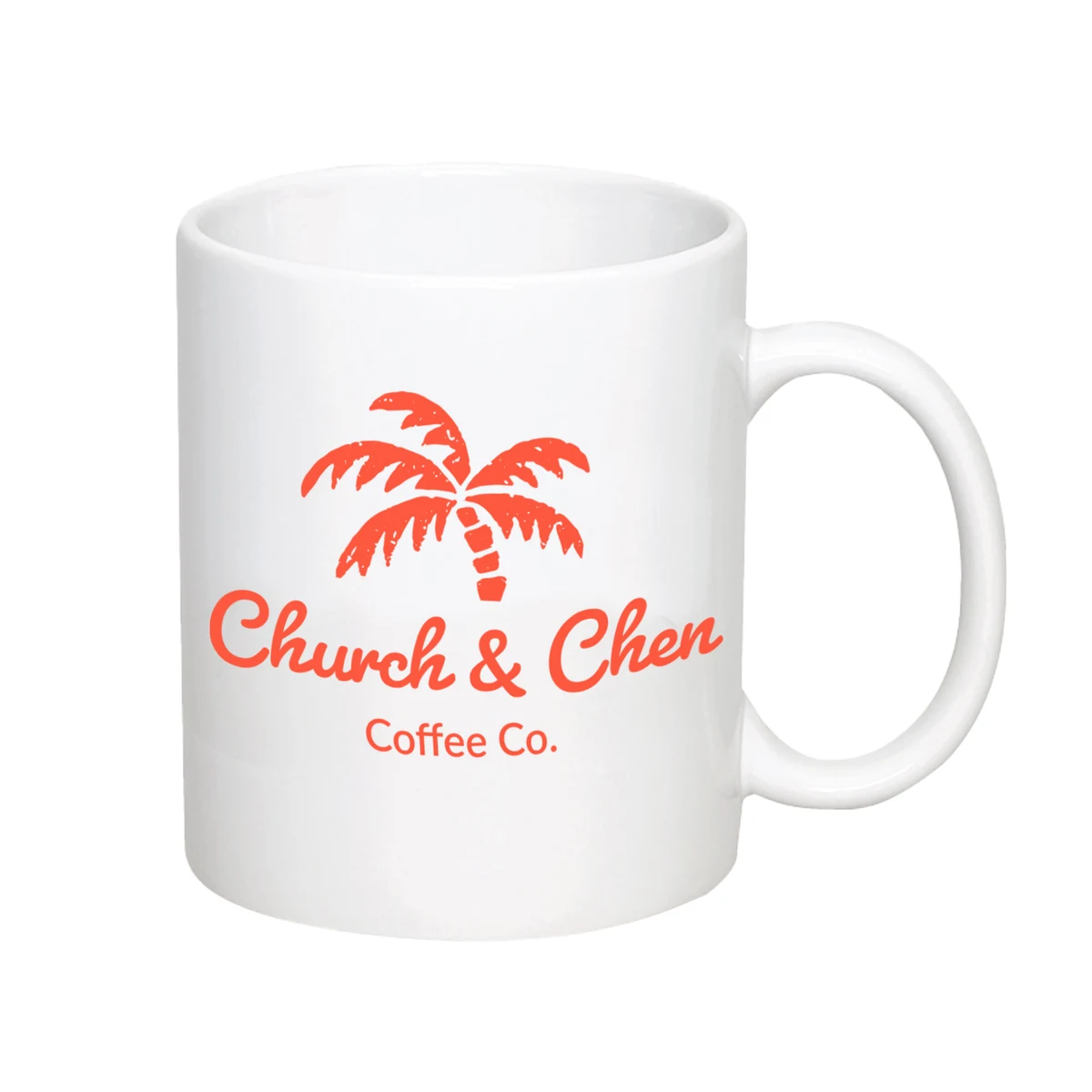 White 11 Oz. Ceramic Mug 1