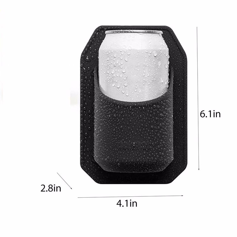 Silicone Portable Organizer Drinks Stick to the Wall