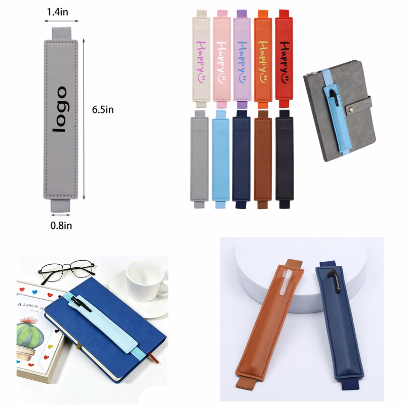 Elastic Leather Pen Sleeve