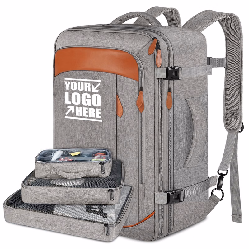 40L Airline Approved Travel Backpacks with 3 Packing Cubes