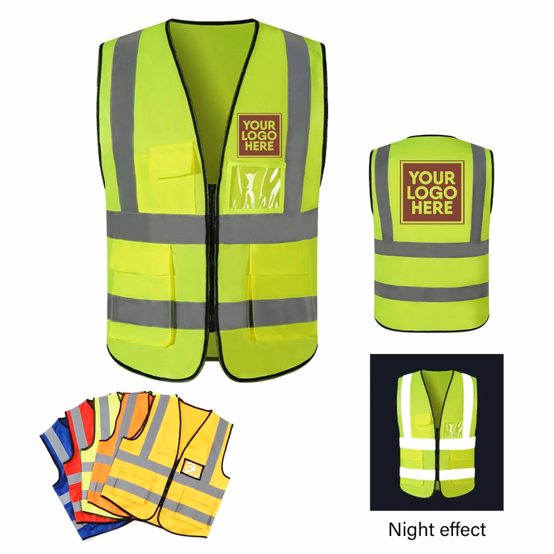 High Visibility Reflective Safety Vest With Pocket MOQ50pcs