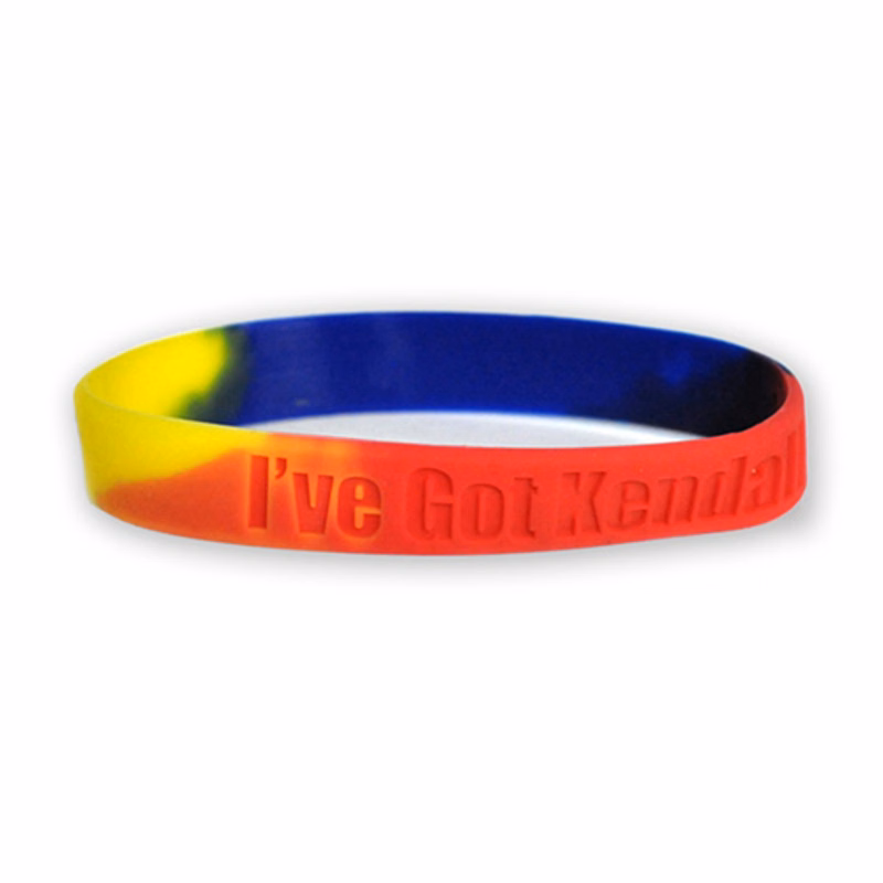 Segmented Debossed Wristband