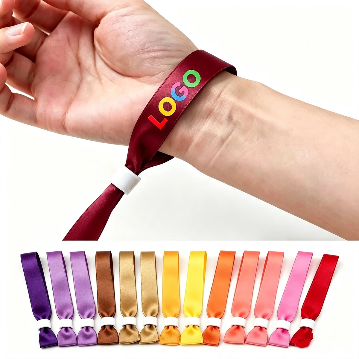 Custom Adjustable Polyester Event Wristband 1